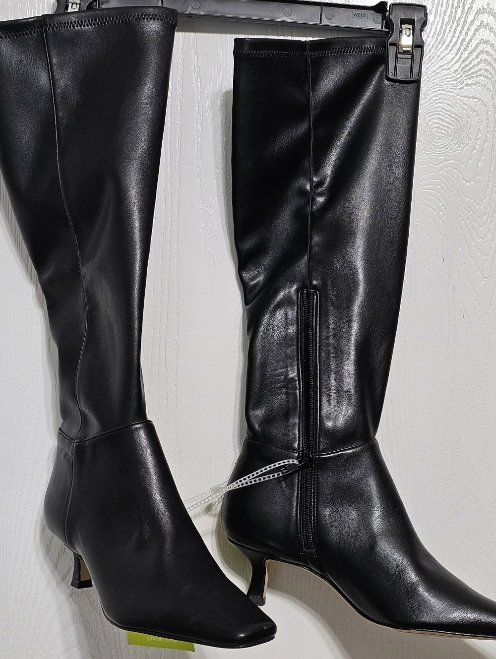 Gianni Bini Square Toe Knee-High Boots Kitten Heel Size 6 NWT
